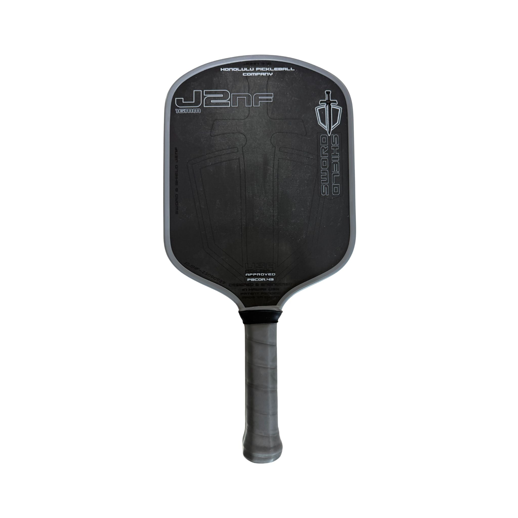 Honolulu Sword & Shield J2NF Pickleball Paddle - Thumbnail 4