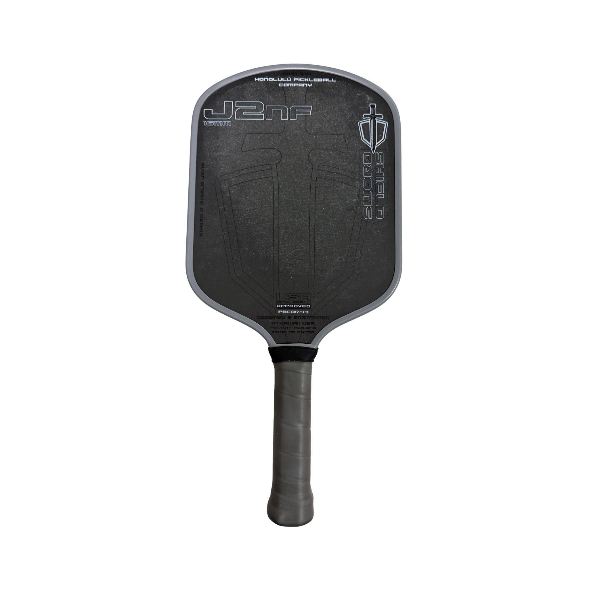 Honolulu Sword & Shield J2NF Pickleball Paddle